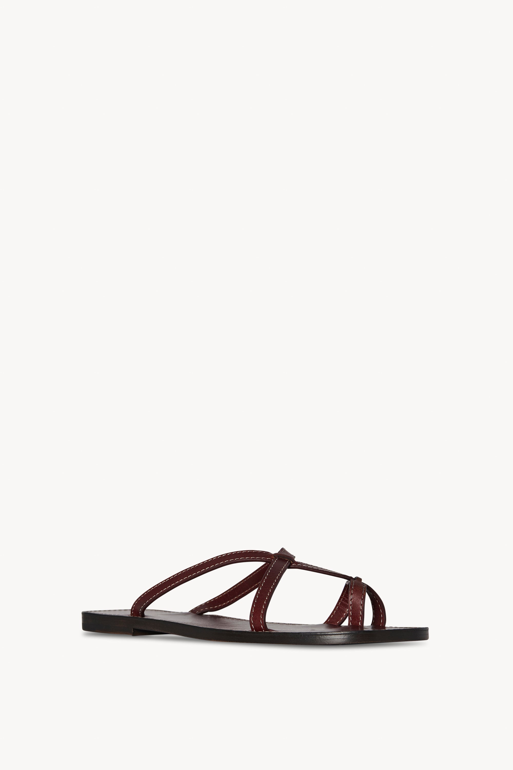 The Row Link Sandal in Leather | REVERSIBLE