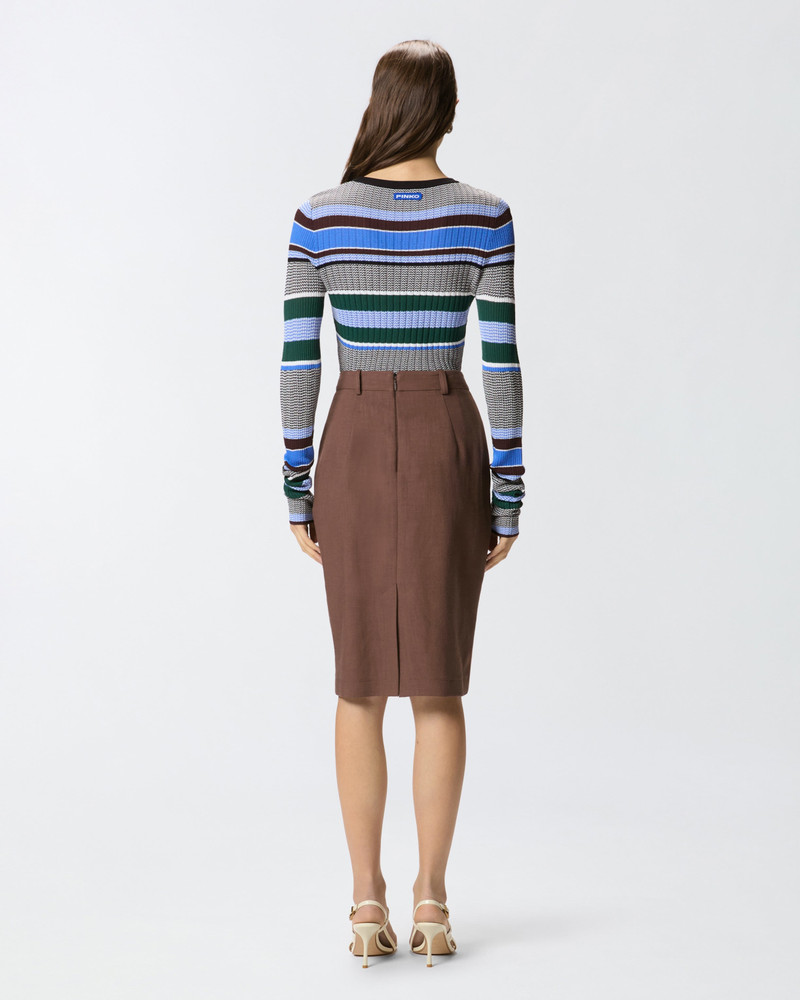MULTICOLOURED STRIPED SWEATER 5