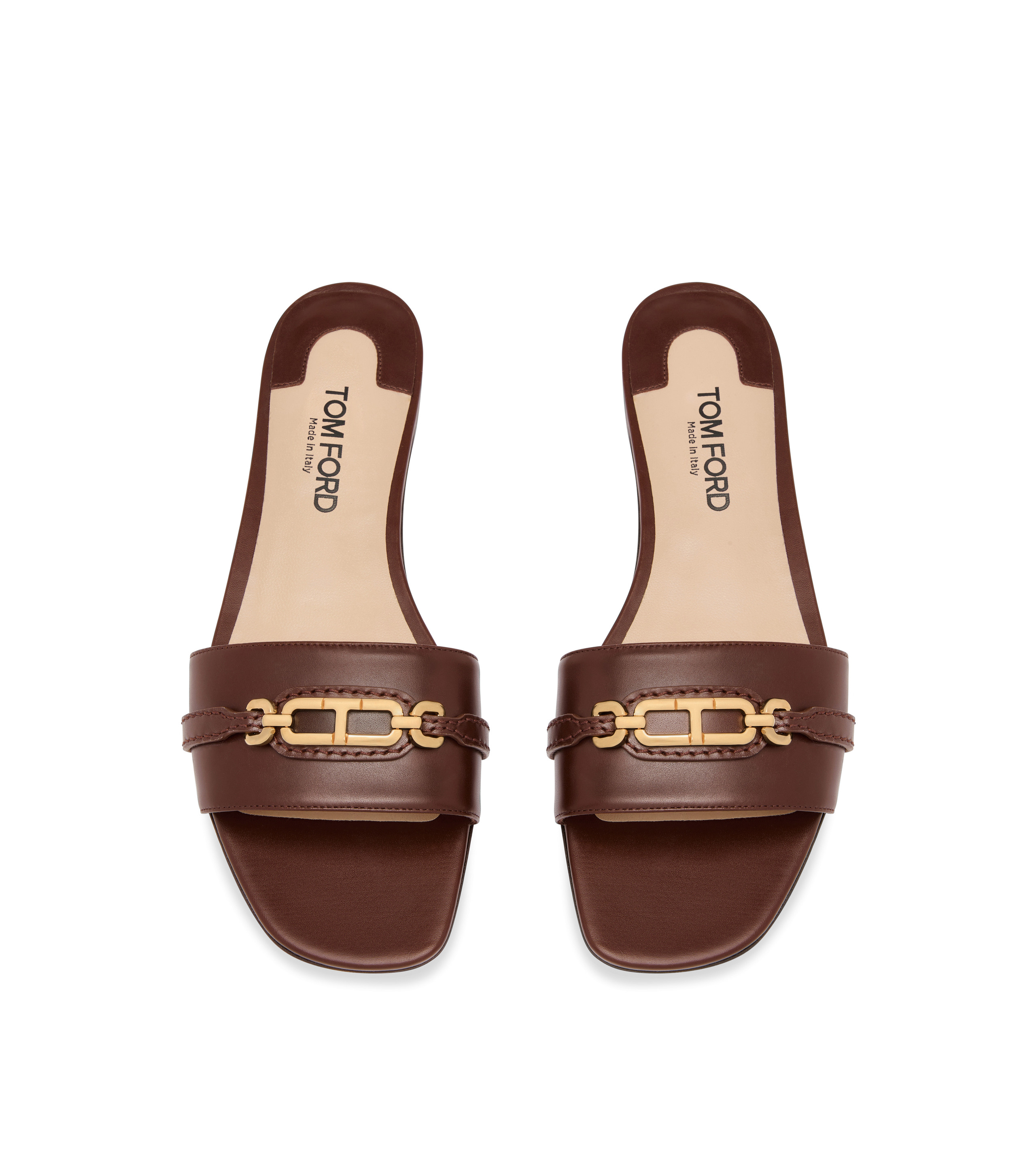 LEATHER WHITNEY SLIDE - 4