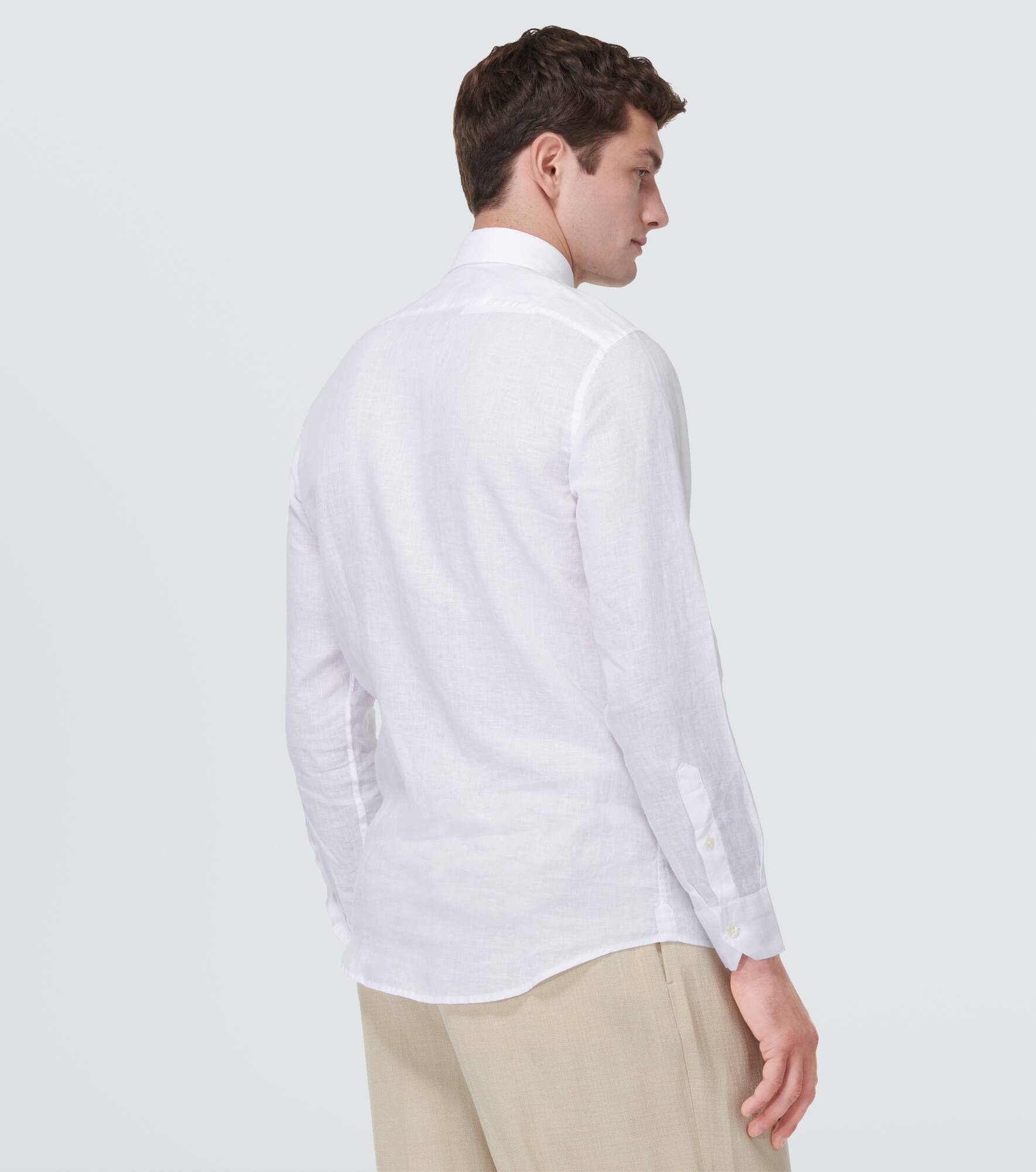 Antonio long-sleeved linen shirt - 4