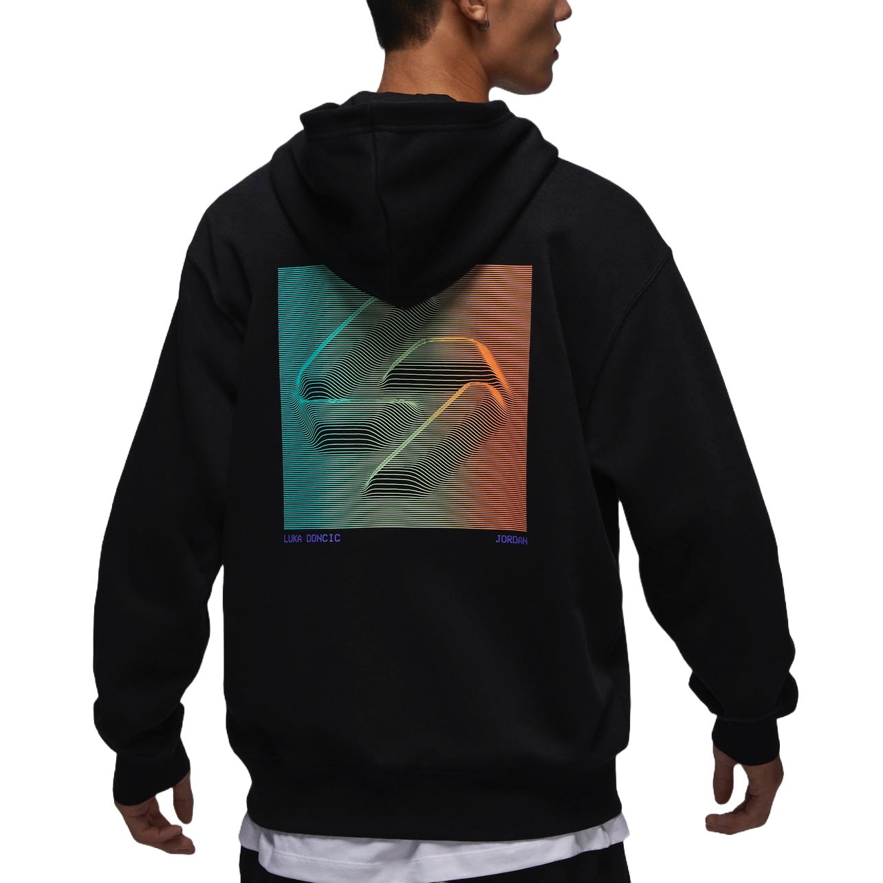 Air Jordan Luka Graphic Hoodie Asia Sizing 'Black' HF8091-010 - 2