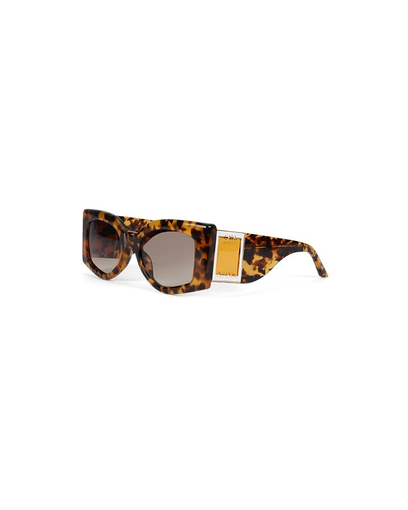 Gold & Brown The Magazine Sunglasses - 1