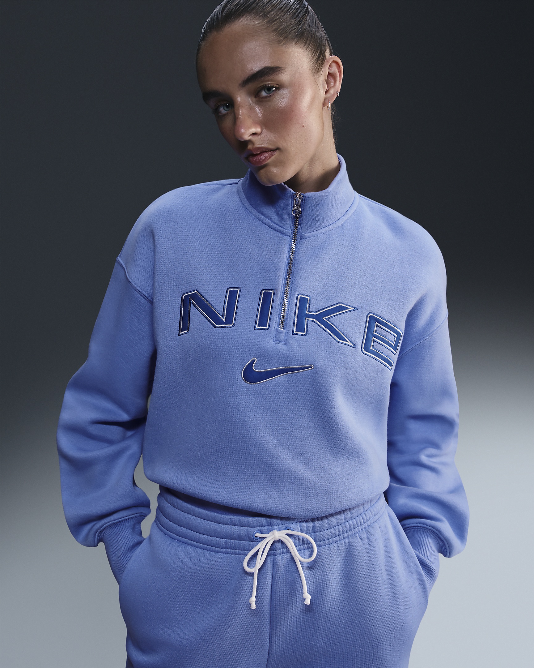 Nike Nike Sportswear Phoenix Fleece Women's Oversized 1/4-Zip Logo