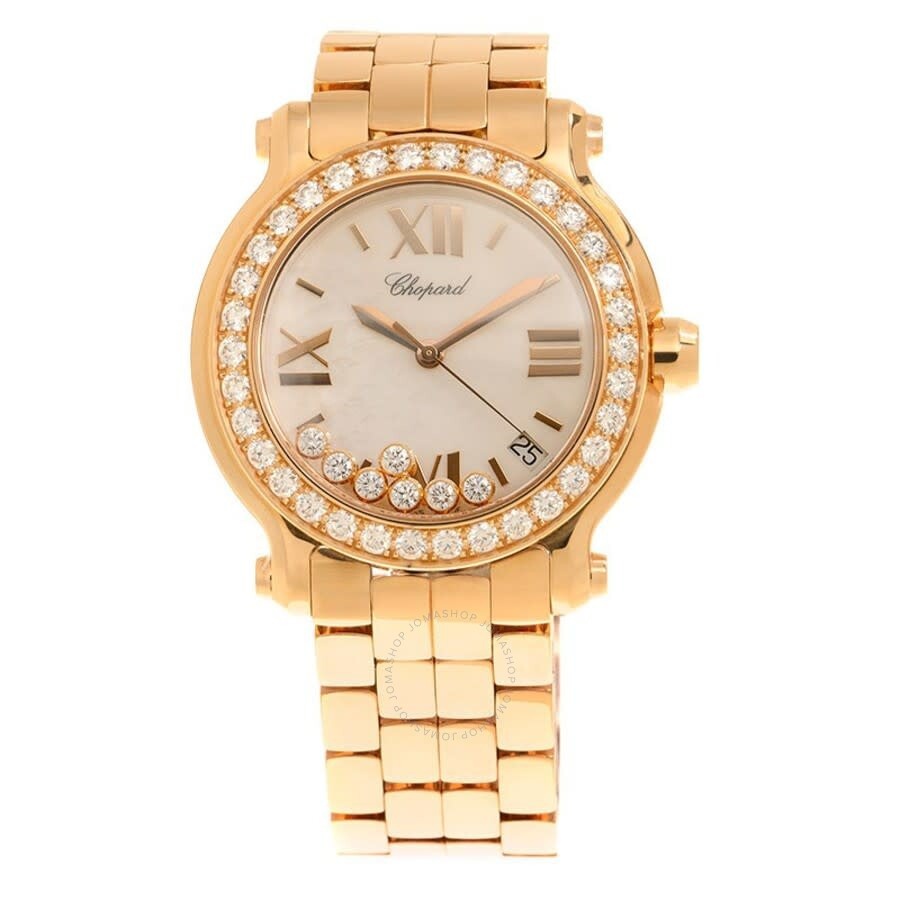 Chopard Happy Sport 18kt Rose Gold Ladies Watch 277481-5002 - 3