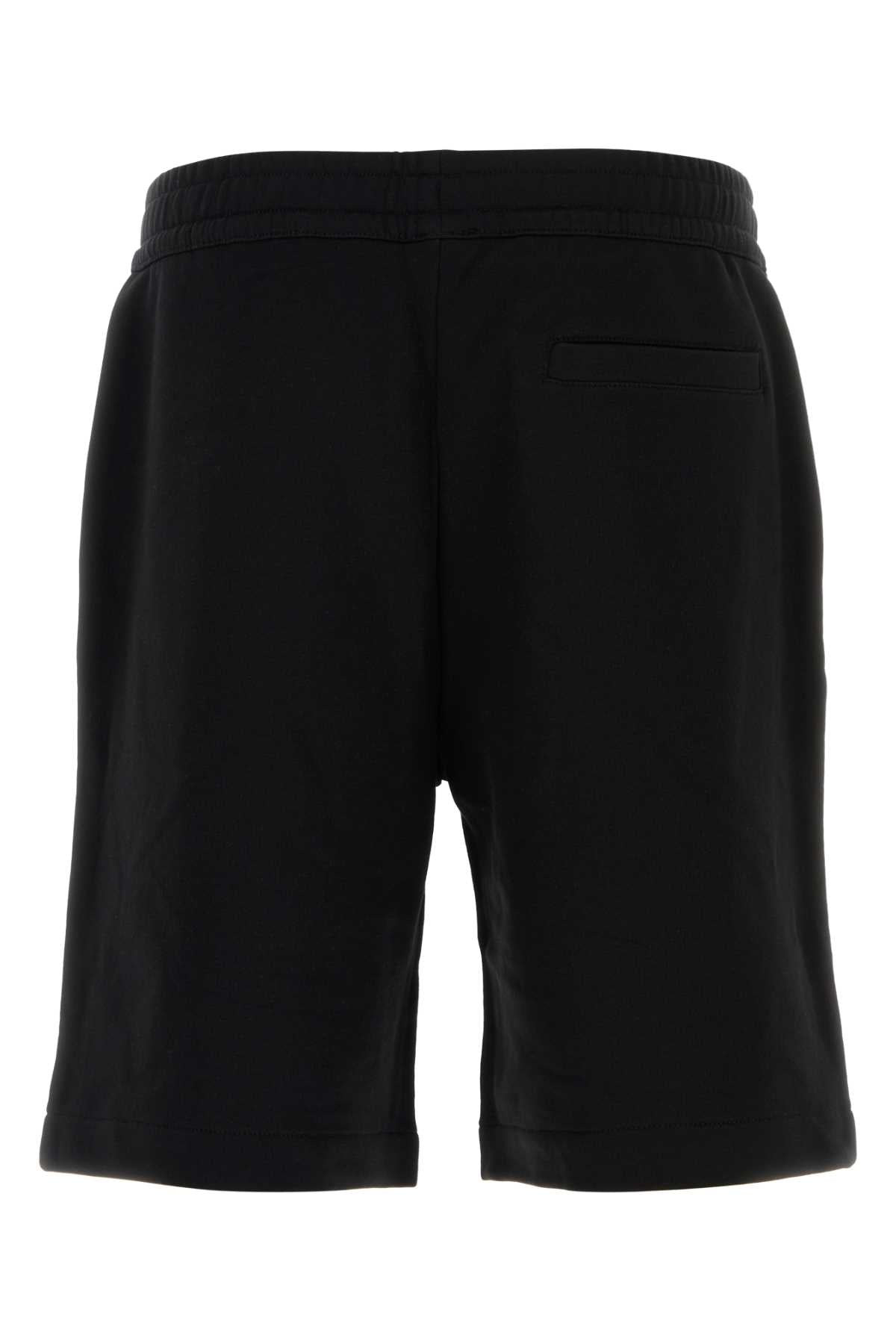 Burberry Men Black Cotton Bermuda Shorts - 2