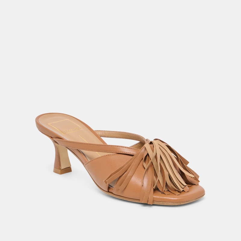 ROSALY HEELS CHESTNUT LEATHER 3