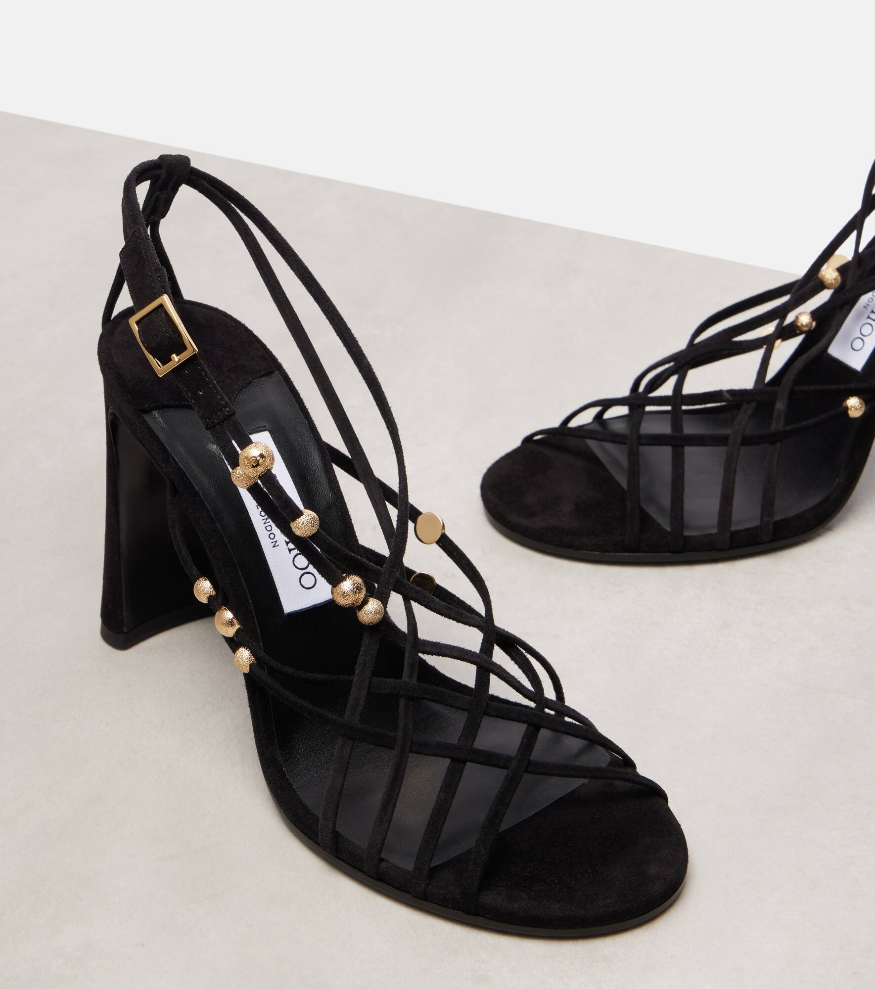 Felice 95 embellished suede sandals - 5