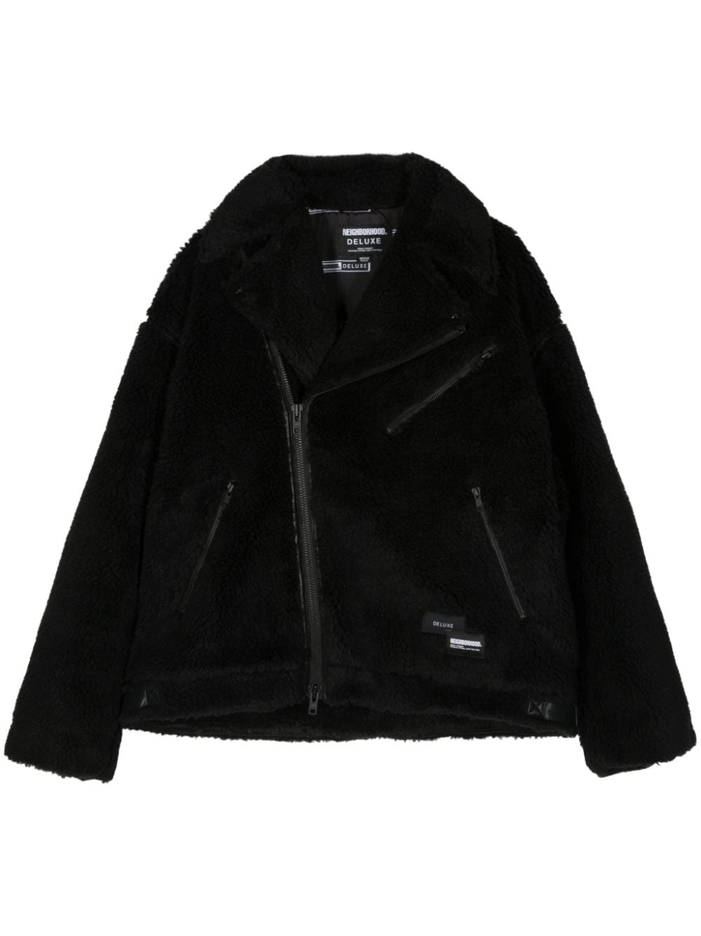 x Deluxe fleece biker jacket - 1