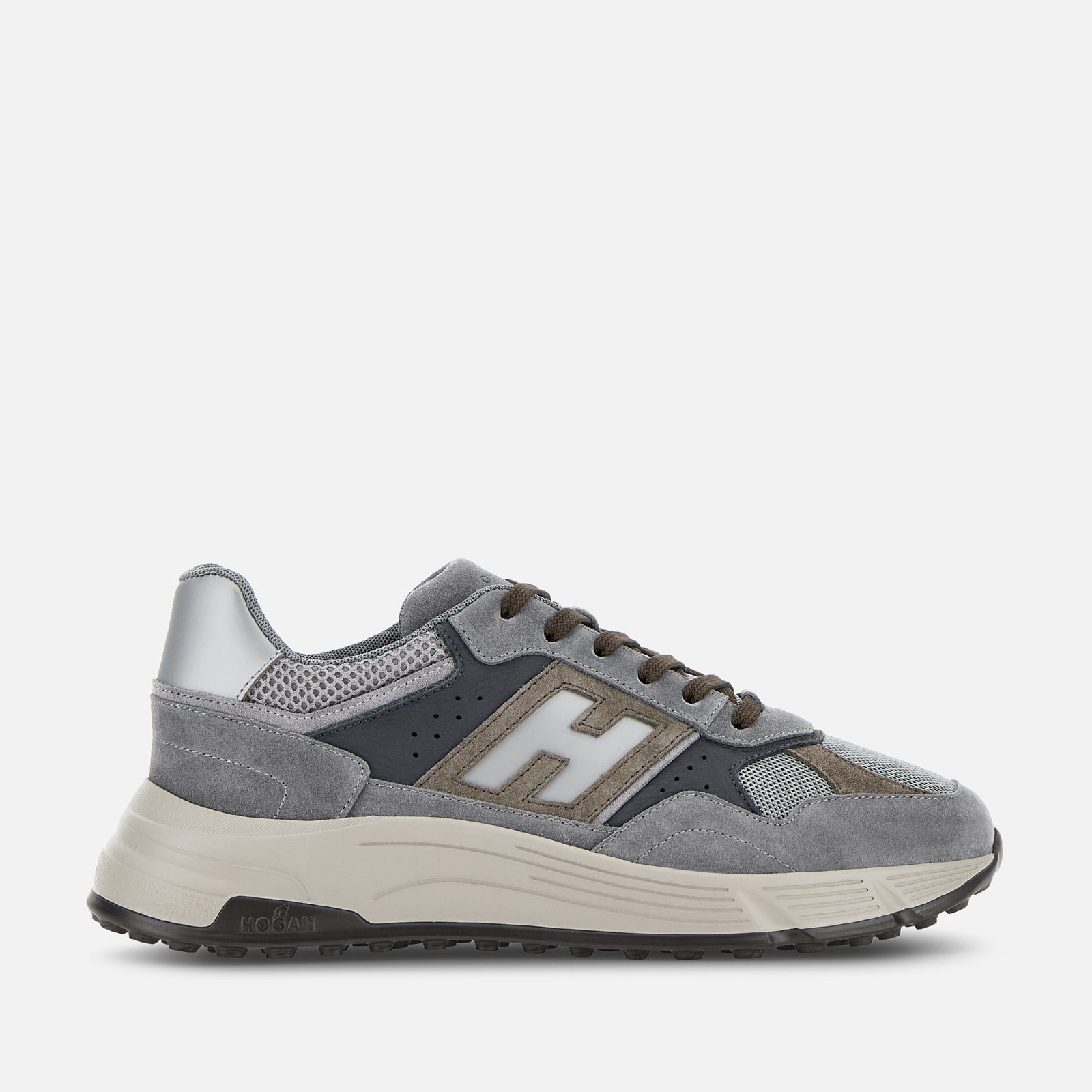 スニーカー Allacc Sneakers - Hogan - Leather - Grey HOGAN | Grey Men's Sneakers | YOOX