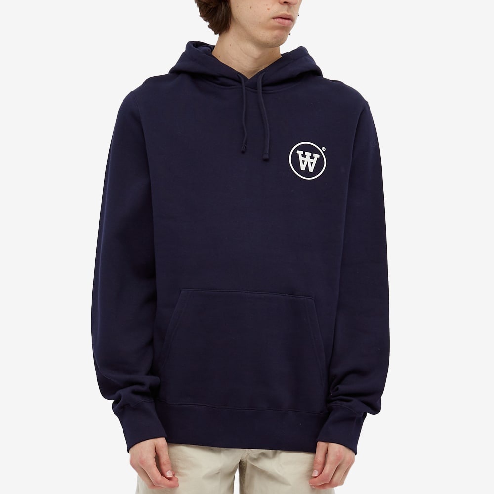 Wood Wood Aa Ian Logo Popover Hoody - 4