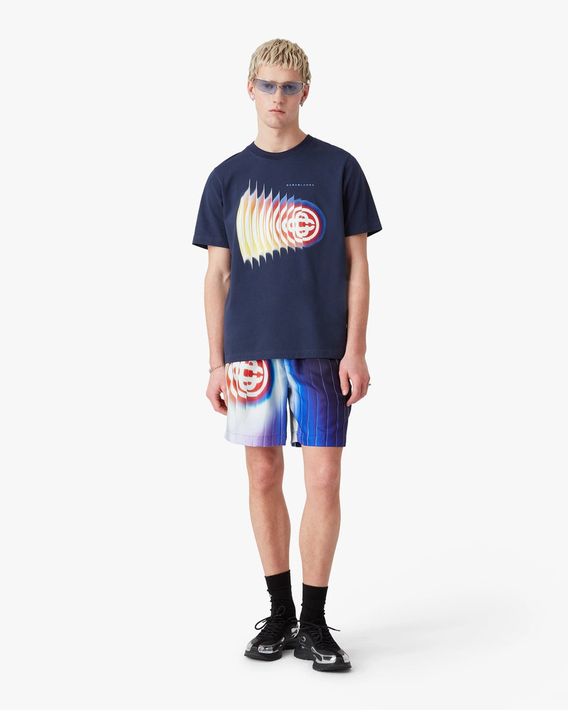 CASABLANCA Shockwave Short Sleeve T-Shirt | Casablanca Paris outlook