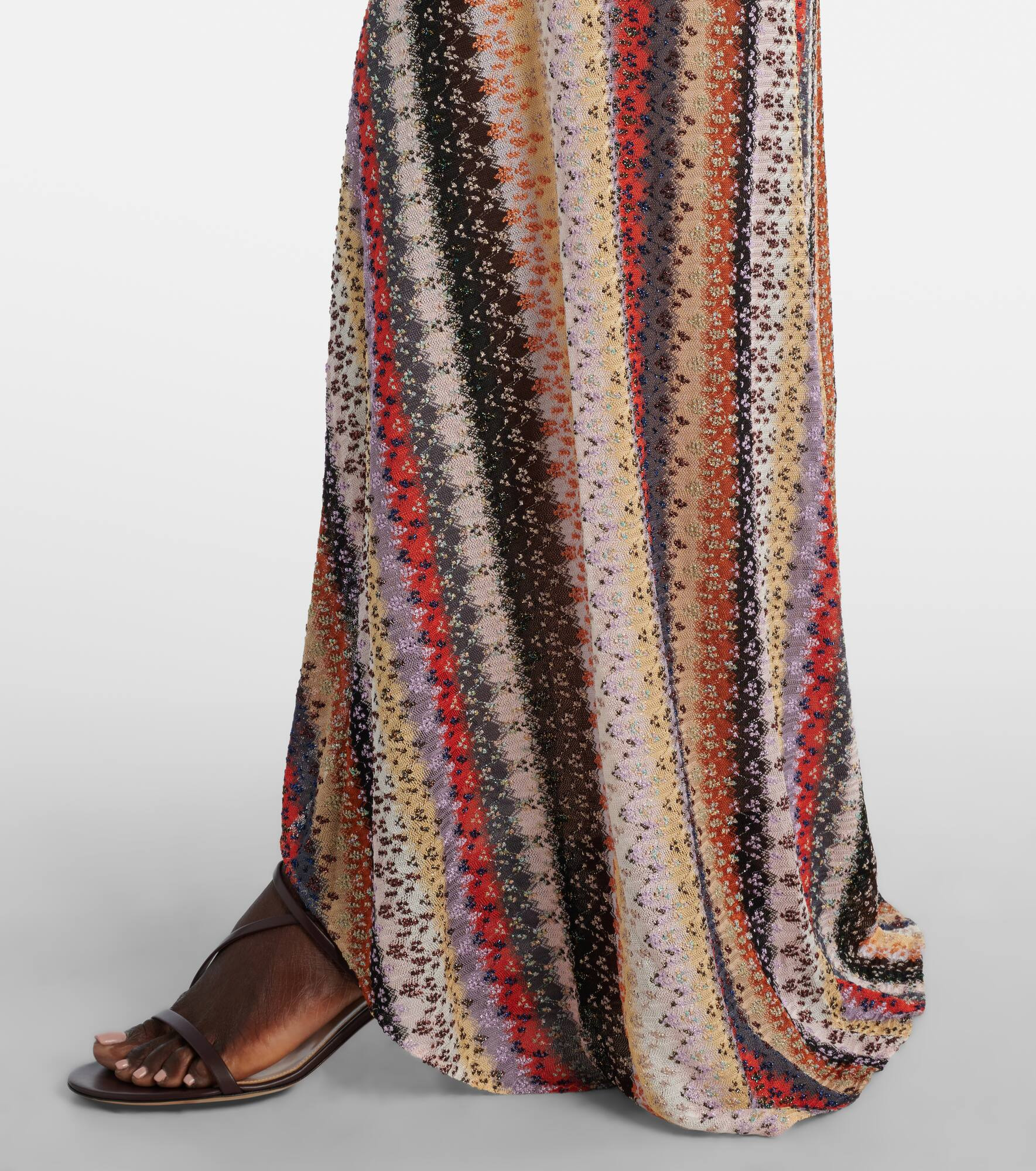 Lamé maxi dress - 5