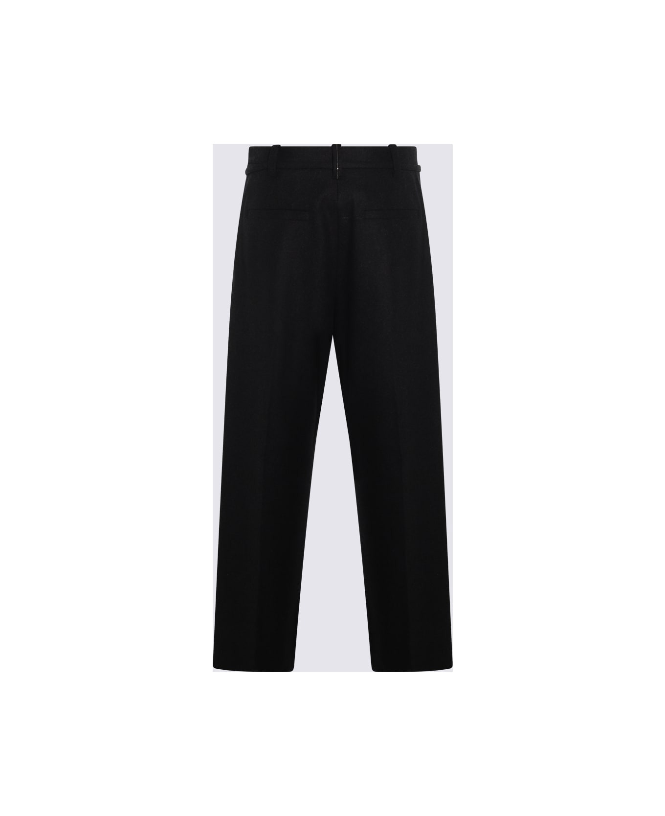 Black Wool Pants - 2