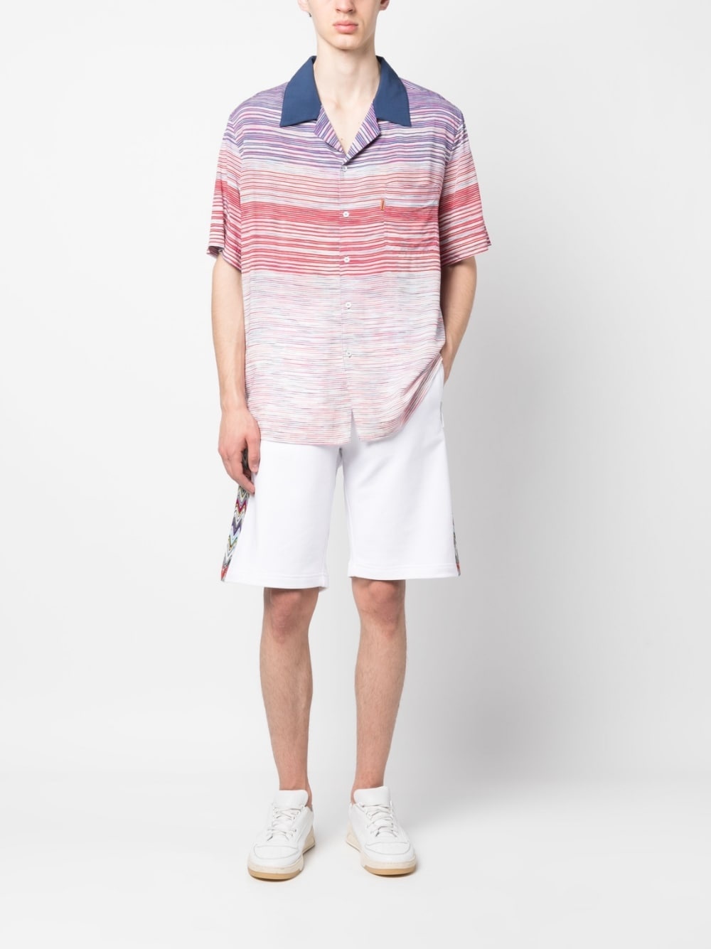 stripe-pattern shirt - 2