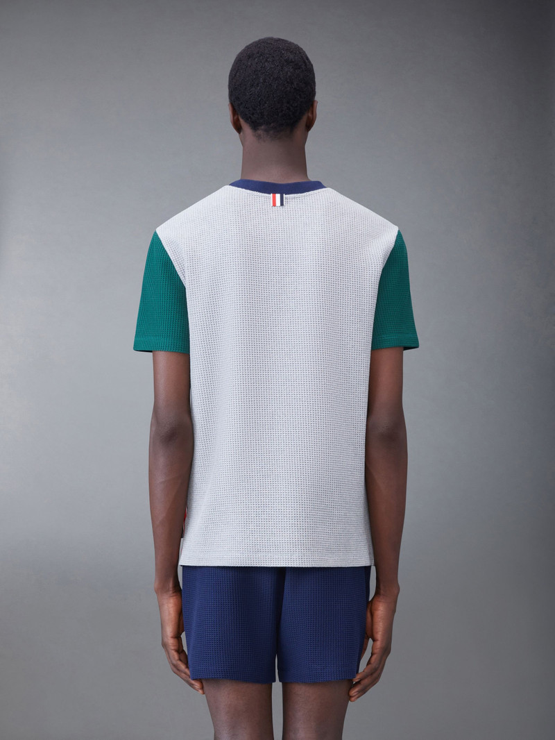 Thom Browne Fun-Mix Textured Check Tee outlook