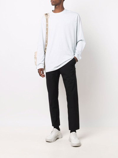 Y-3 logo-print long-sleeved T-shirt outlook