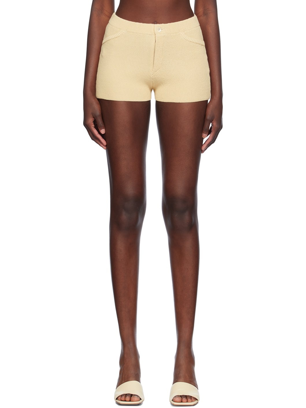 Beige Lysi Shorts - 1