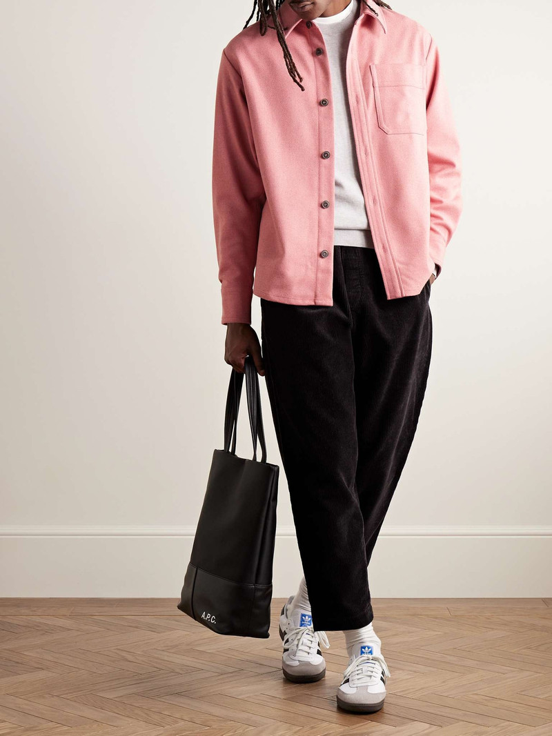 A.P.C. Basile Wool-Blend Overshirt outlook