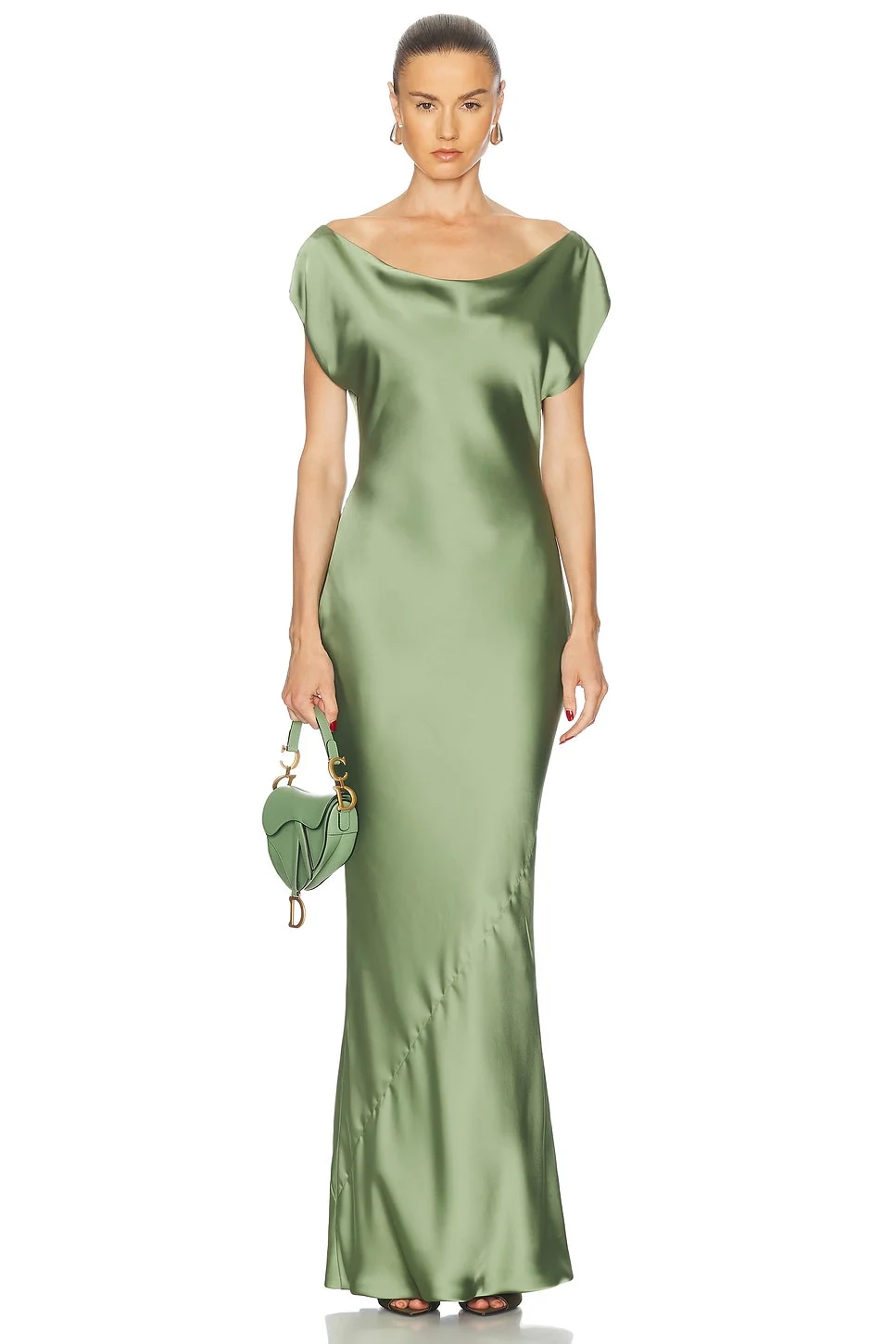 Cap Sleeve Maria Gown - 1