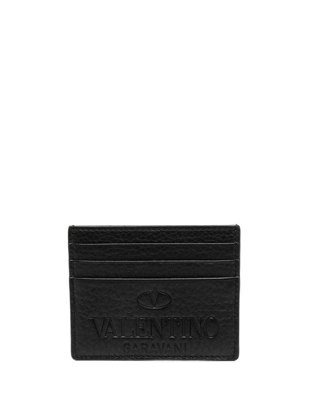 logo-debossed cardholder - 1