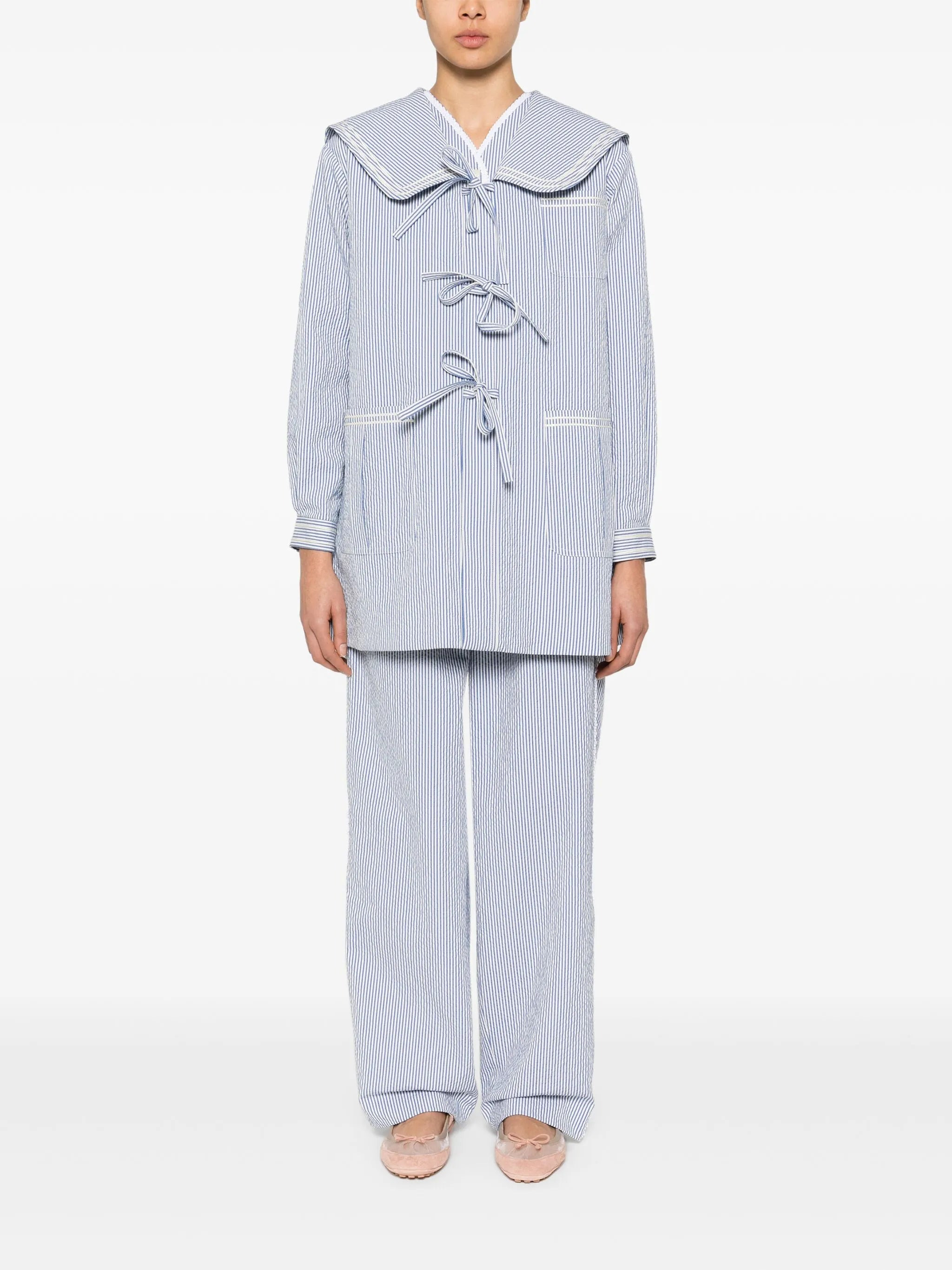 Club Stripe sailor coat - 2
