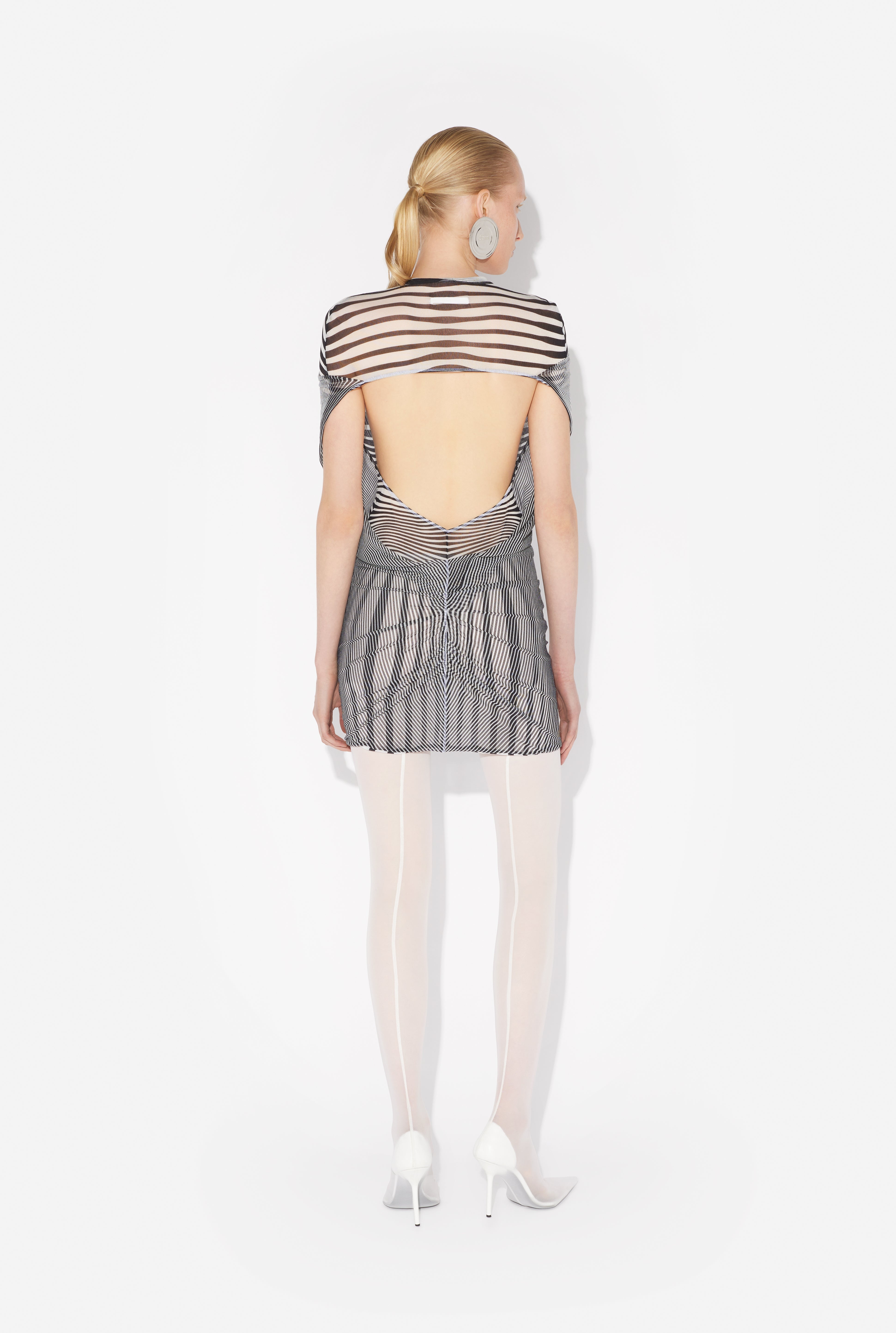 THE SHORT DRAPED BODY MORPHING DRESS - 2