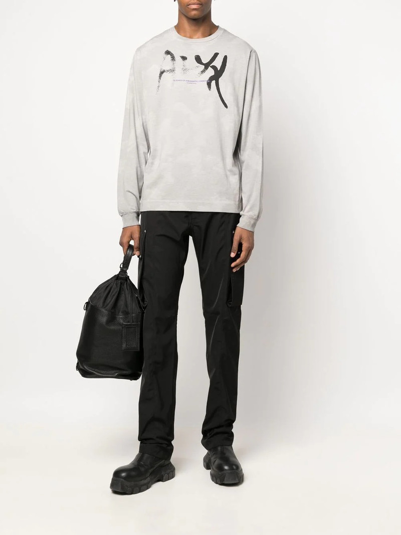1017 ALYX 9SM logo-print long-sleeved T-shirt outlook