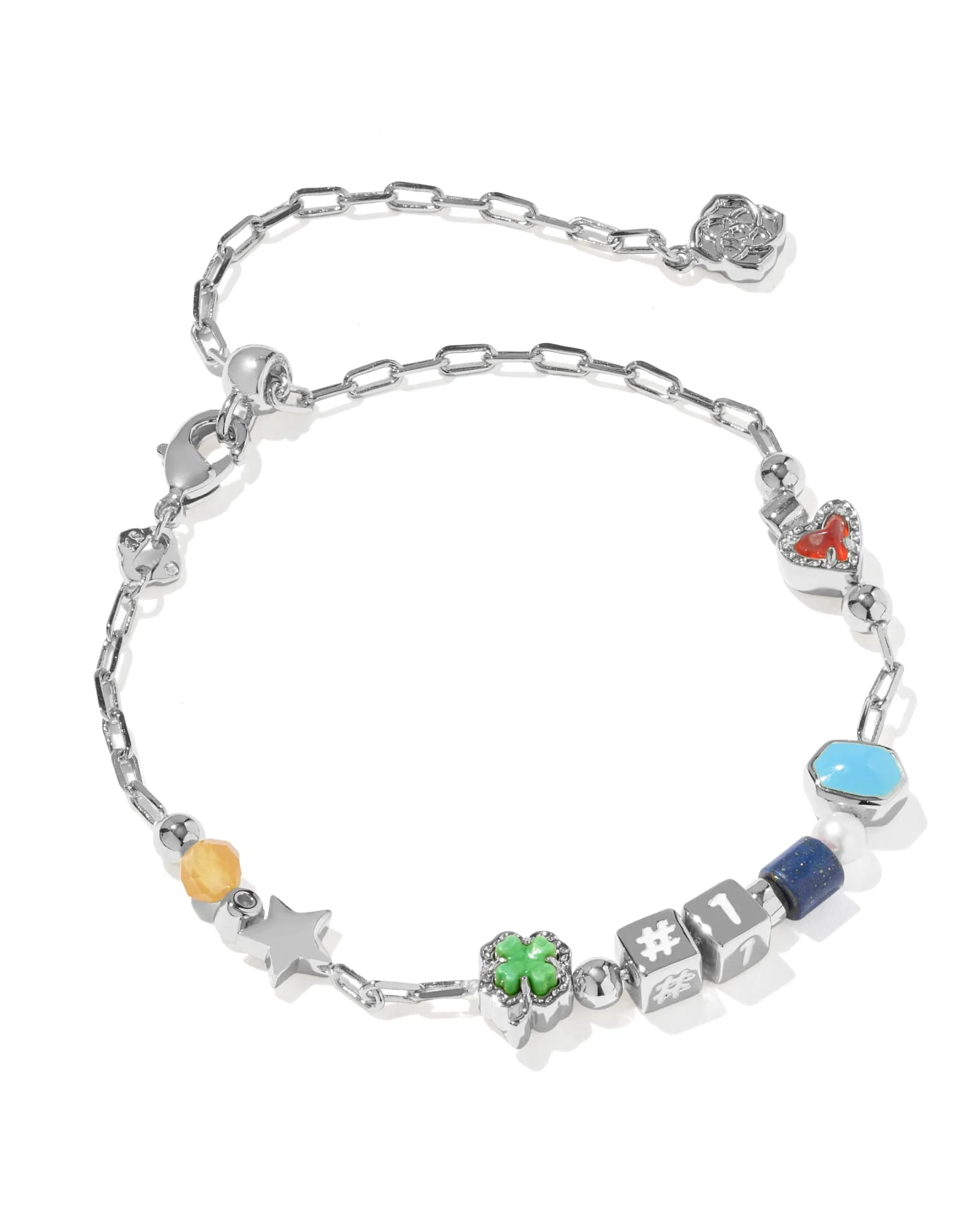 Lacey Silver Delicate Chain Bracelet - 1
