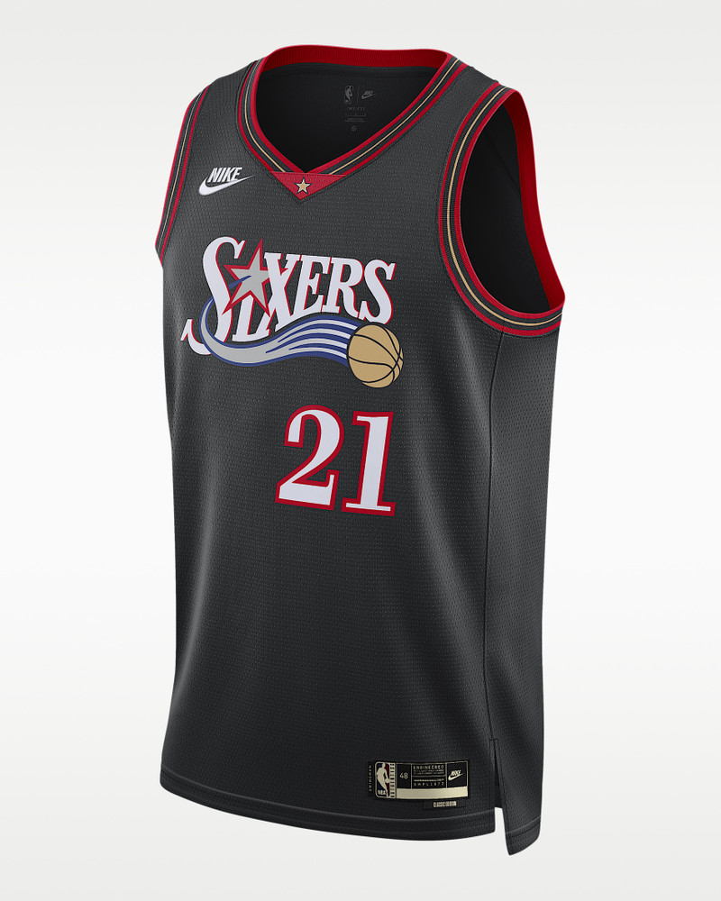 Philadelphia 76ers 2025/26 Hardwood Classics Men's Nike Dri-FIT NBA Swingman Jersey 1