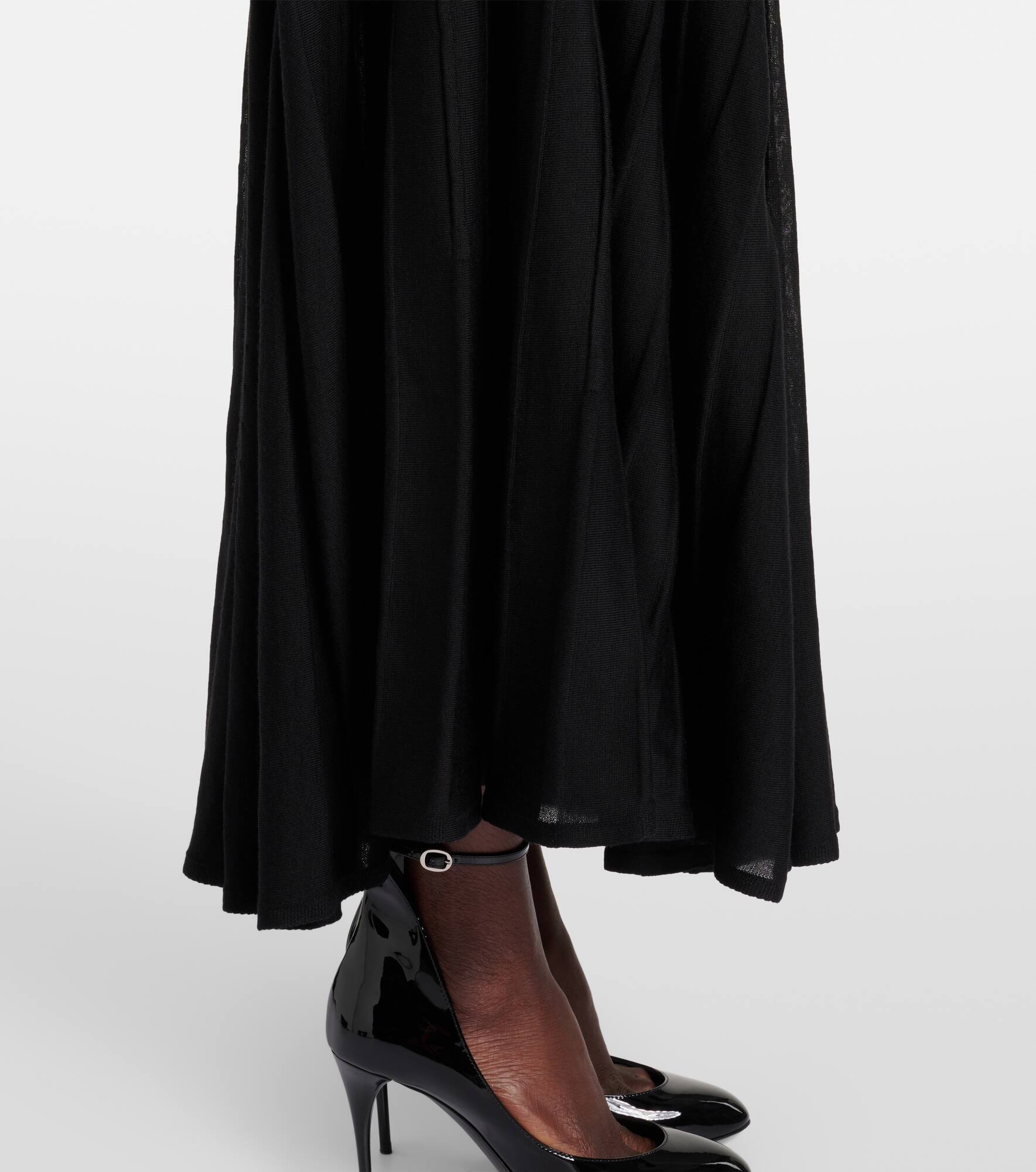 Wool midi dress - 5