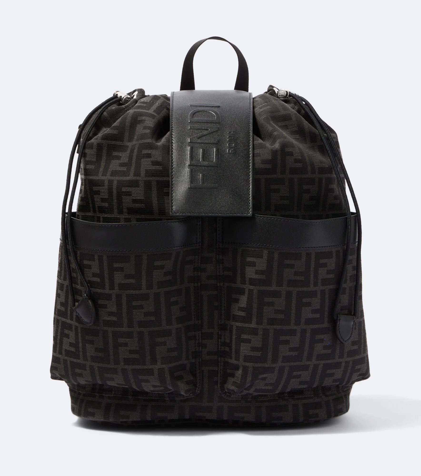 Strike FF Zucca leather-trimmed backpack - 1