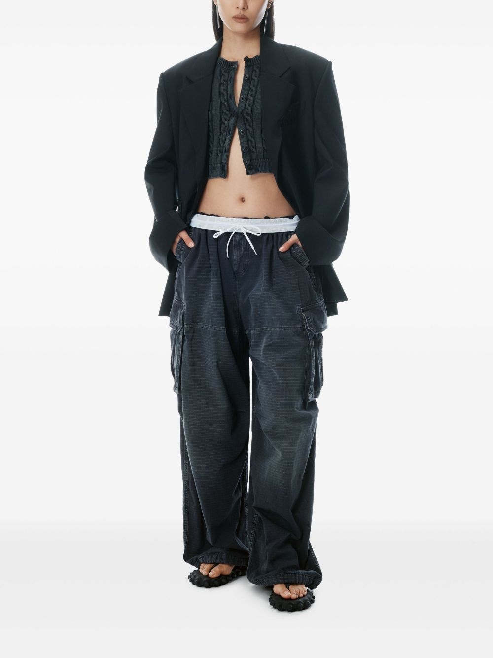 straight cargo pants - 2