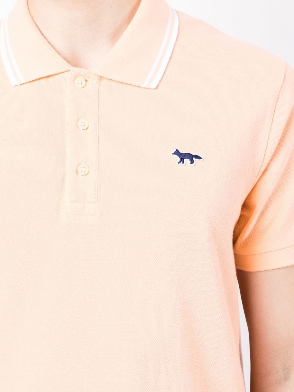 fox-patch polo shirt - 5