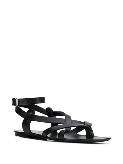 SAINT LAURENT Culver 05 flat sandals outlook