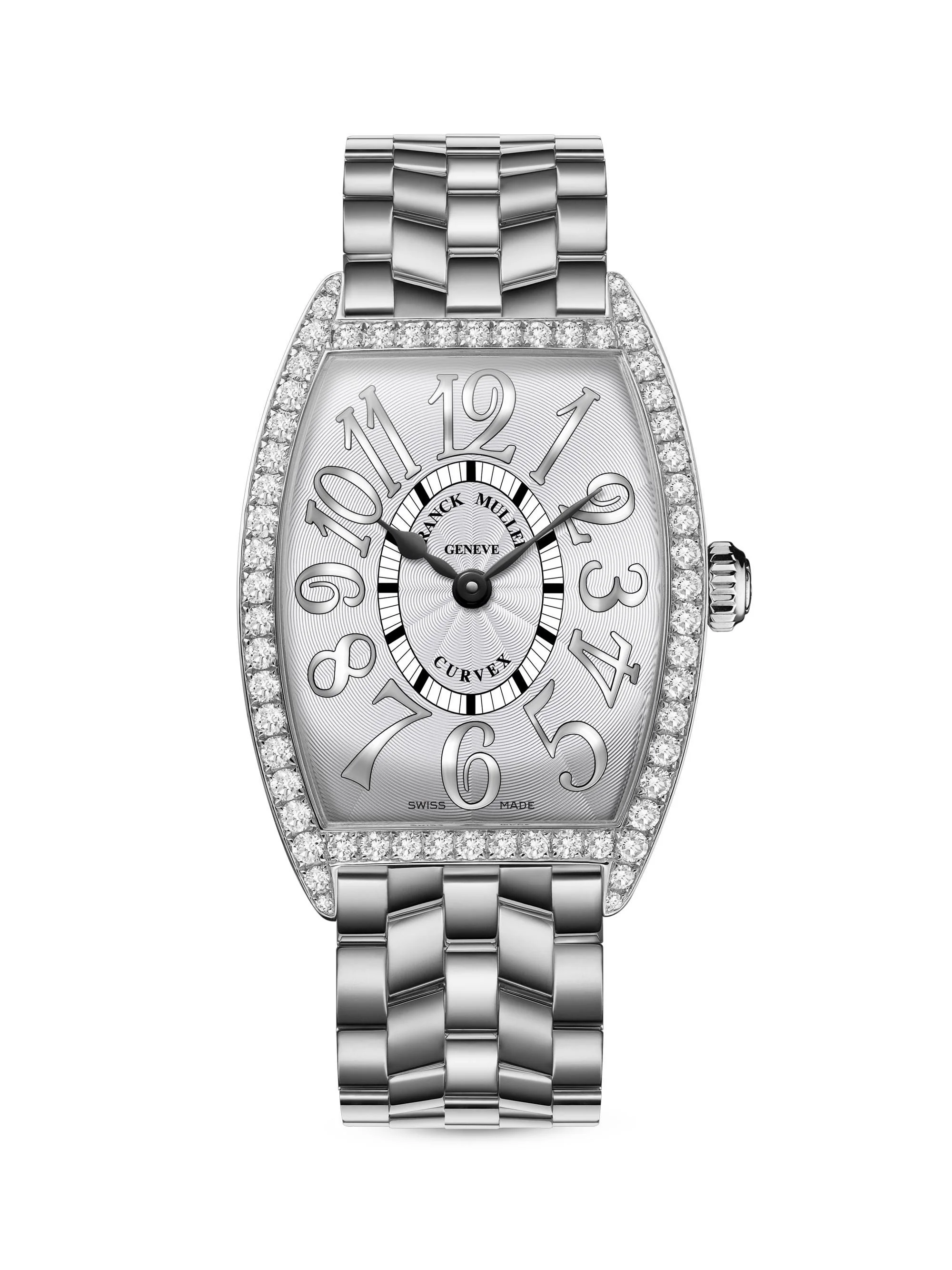 Women's Cintrée Curvex Stainless Steel & 1.05 TCW Diamond Bracelet Watch - 1