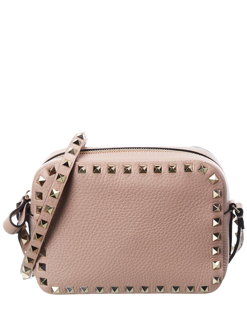 Valentino Valentino Rockstud Grainy Leather Camera Bag outlook