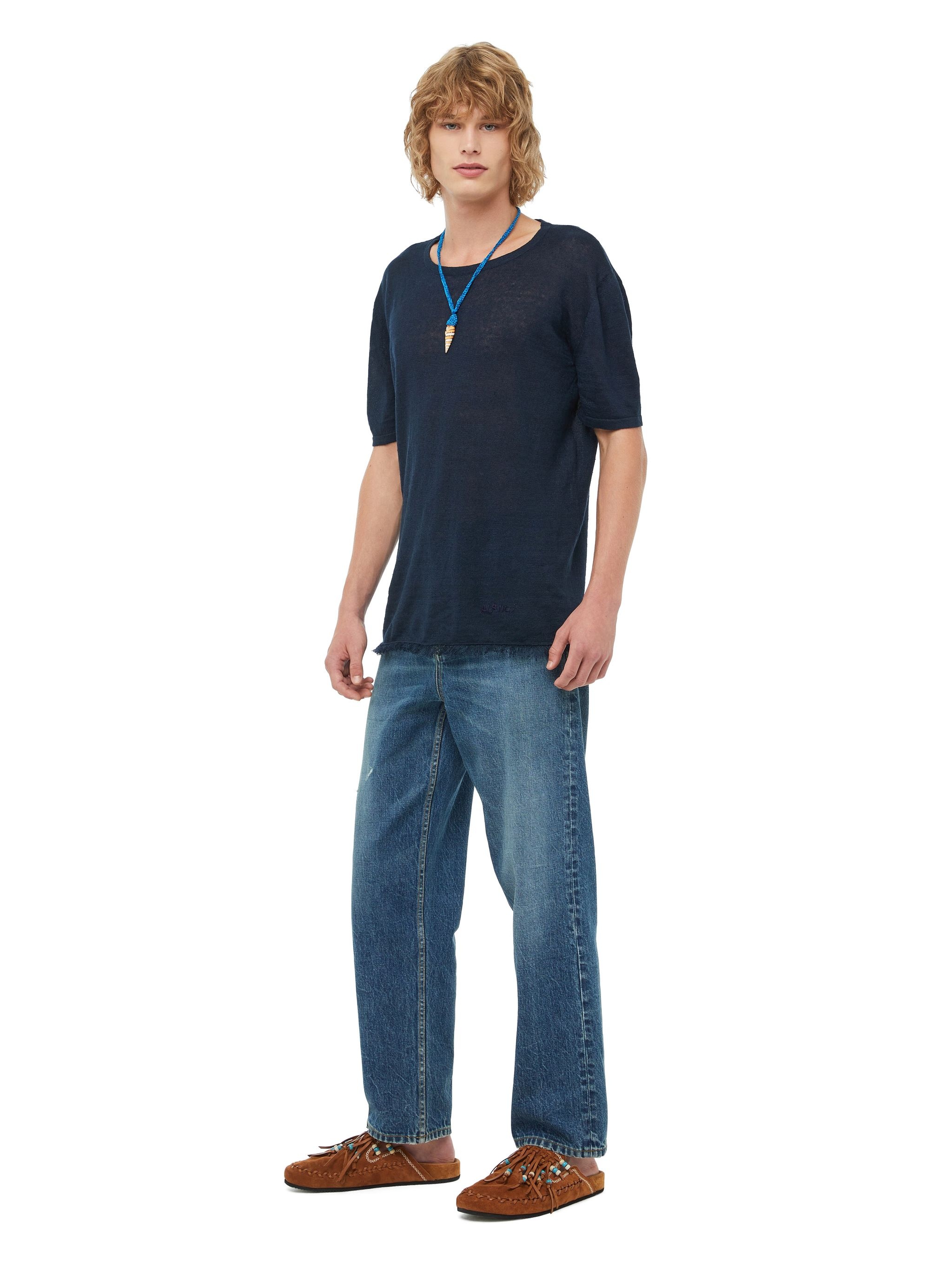 Linen Knit T-Shirt - 5