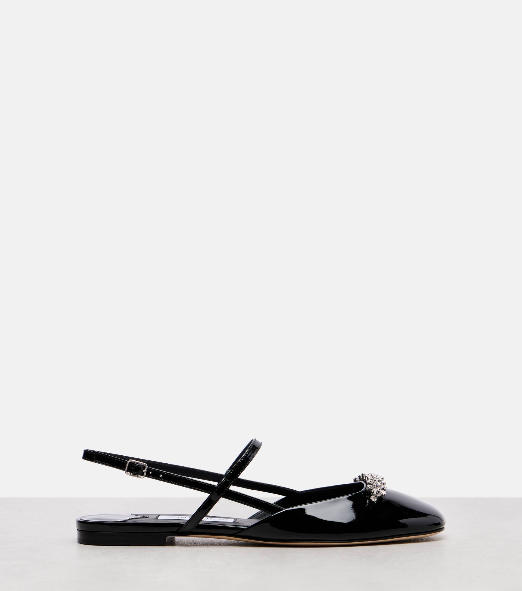 Belinda embellished patent leather flats - 4
