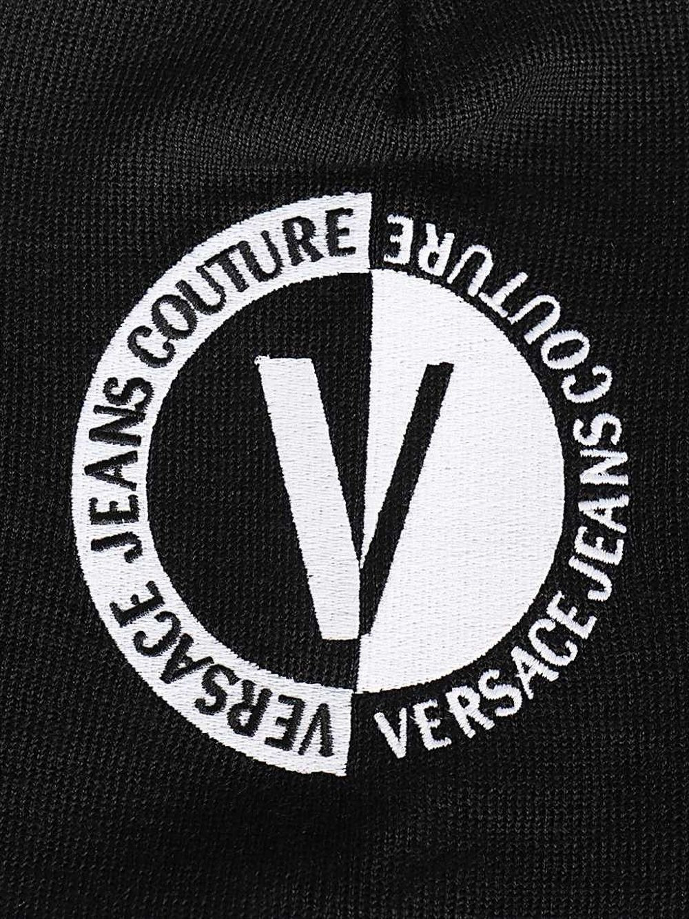 embroidered-logo beanie hat - 3