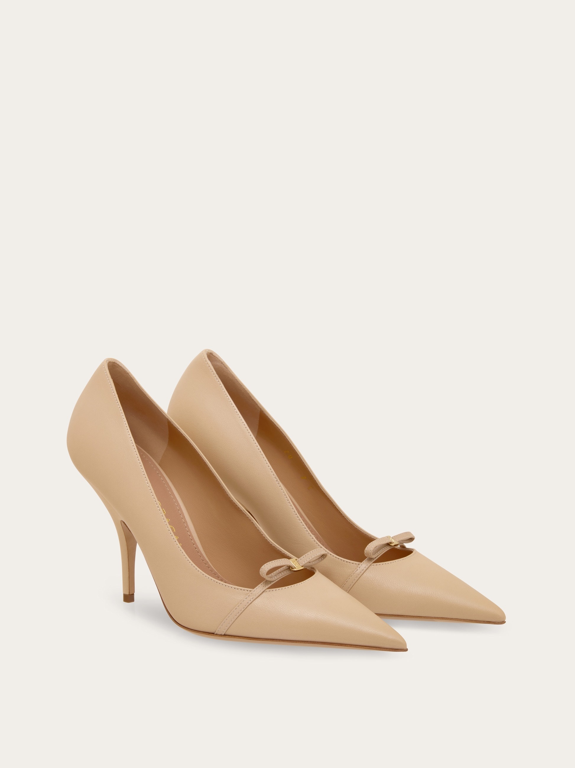 Mini bow mid heel pump - 4