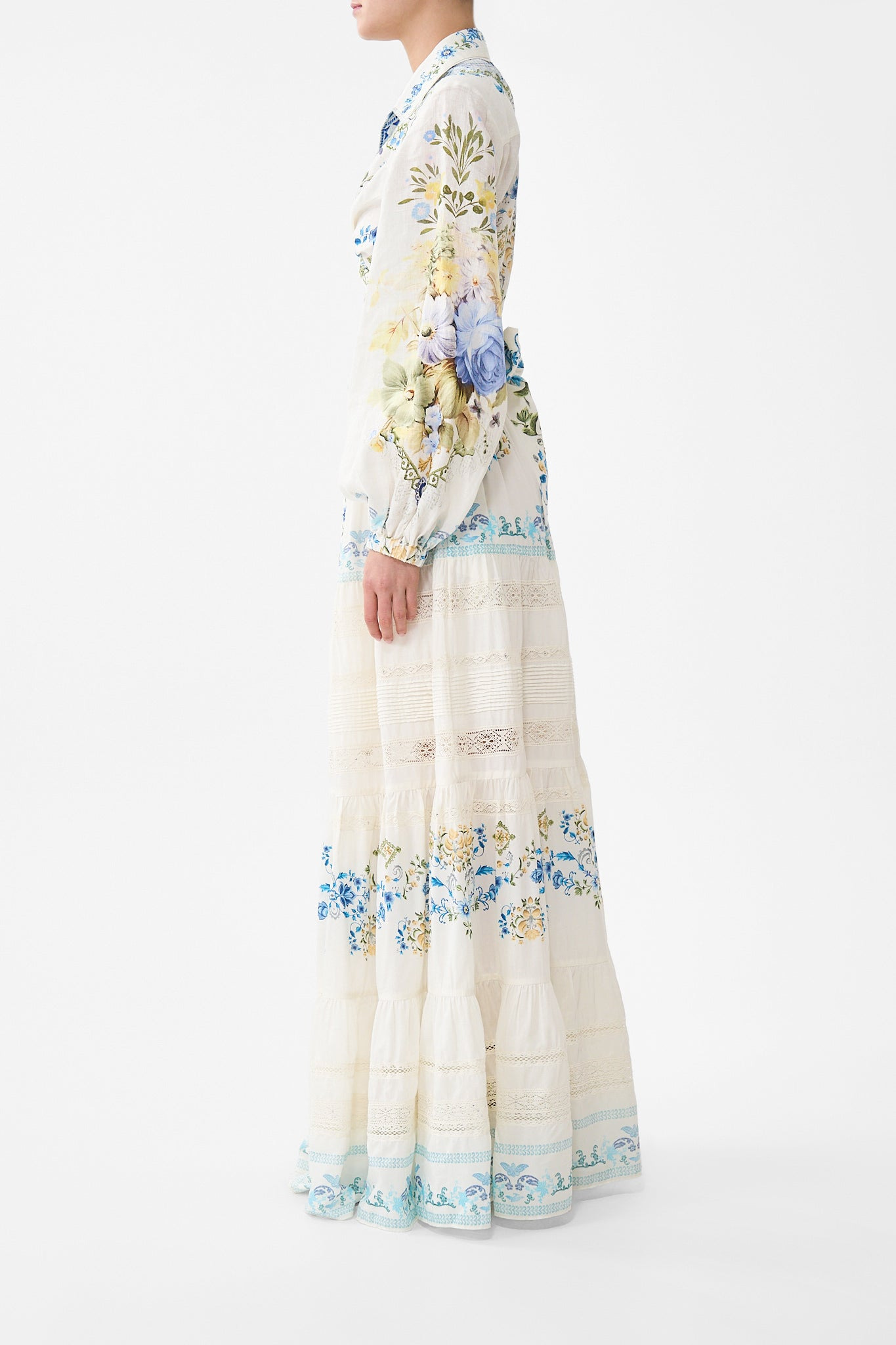 TIERED MAXI SKIRT - 3