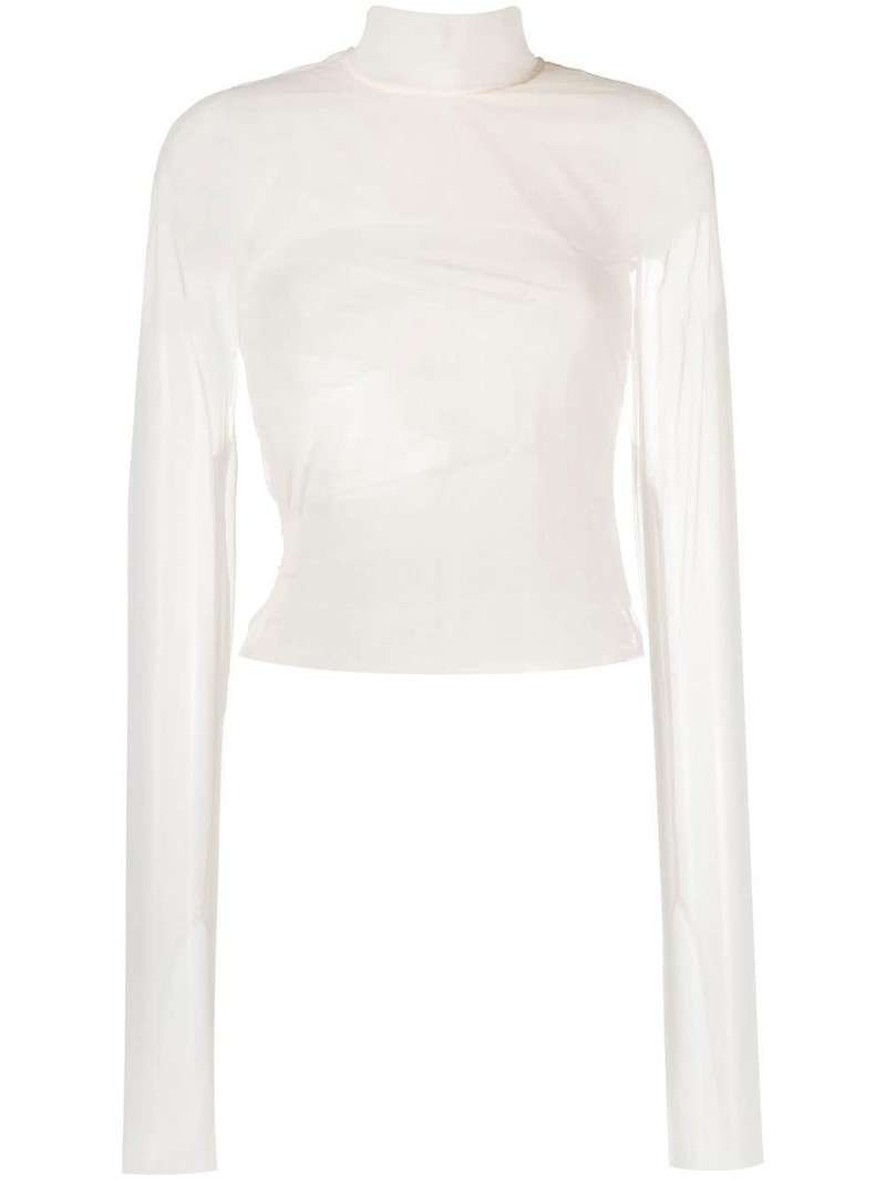 high-neck mesh top 1