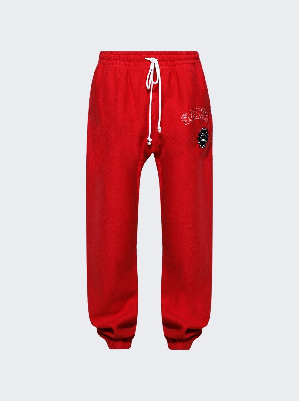 Graphic Sweatpants Red - 1