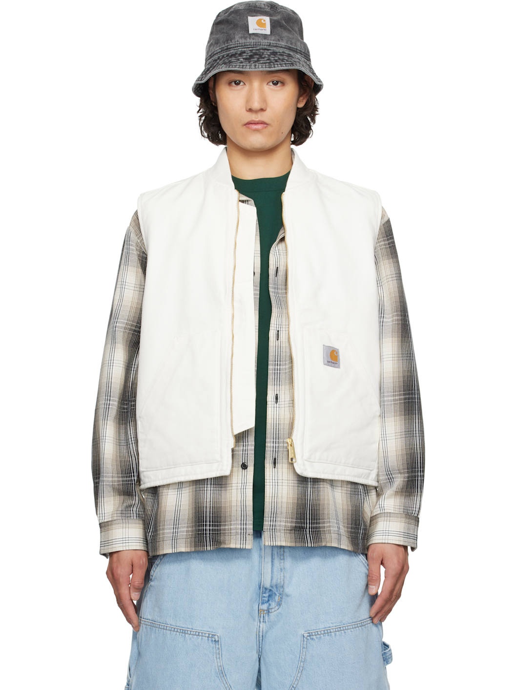White Classic Vest - 1