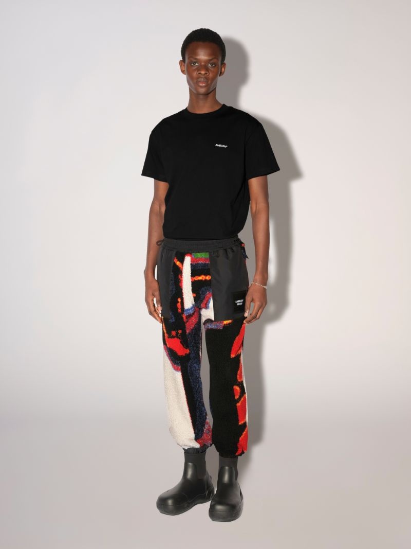 TEDDY JACQUARD SWEATPANTS - 2