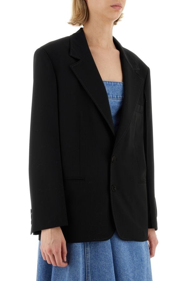 ジャケット MARNI Black polyester stretch blazer Marni Black polyester stretch blazer | gebnegozionline