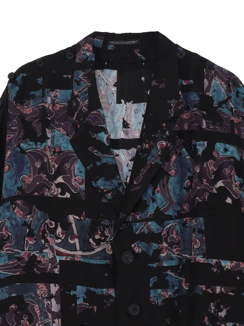 patterned silk jacket 6
