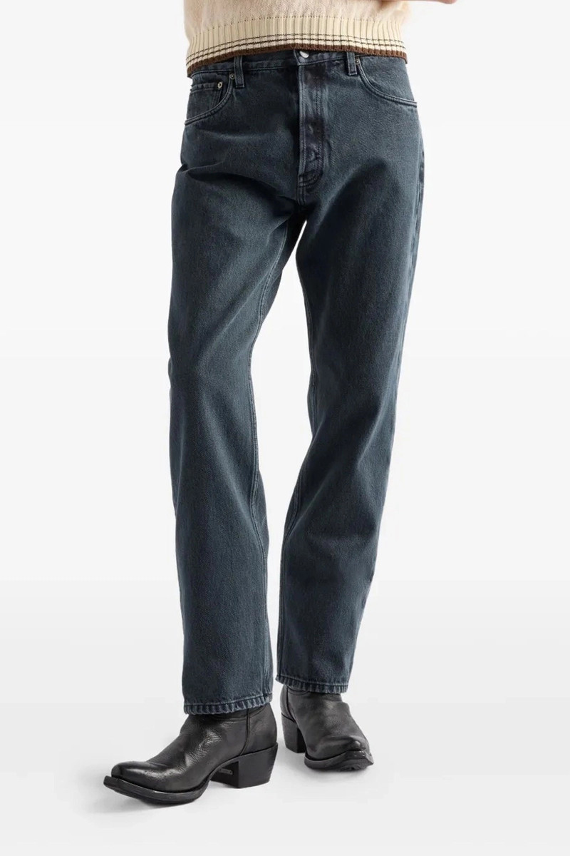 Prada 'over-dyed' cotton jeans outlook