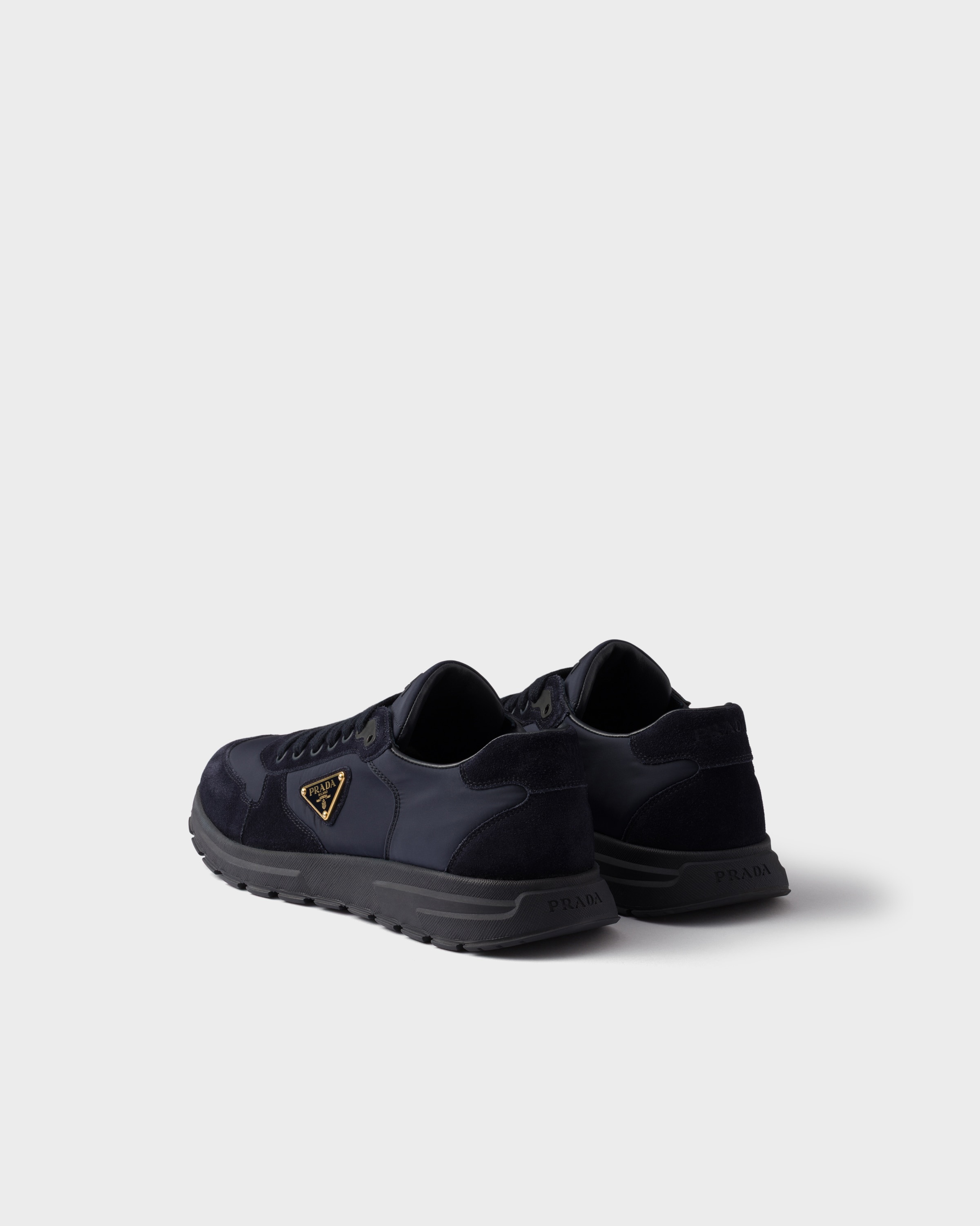 Prax 2.0 Re-Nylon and suede sneakers - 4