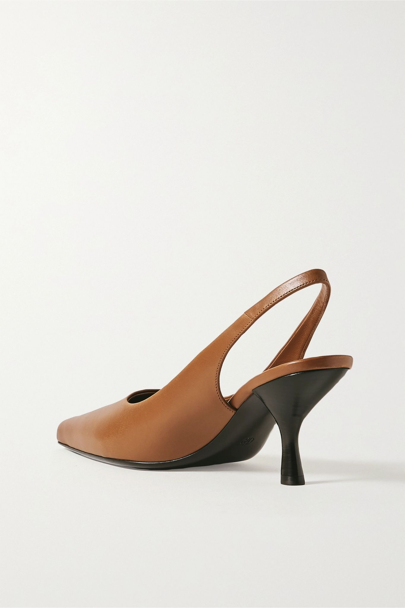 Bourgeoise leather slingback pumps - 4